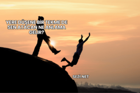 Yere Düşene Bir Tekme de Sen Atacan Ne Anlama Gelir?