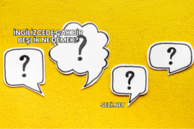 İngilizcede Çak Bir Beşlik Ne Demek?