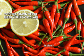 Yoğurt, Limon ve Pul Biber Kürü Faydaları