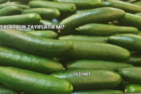 Salatalık Zayıflatır mı?